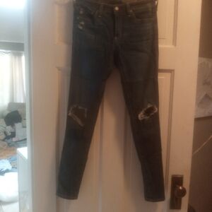 AG Adriano Goldschmied Blue Skinny Jeans